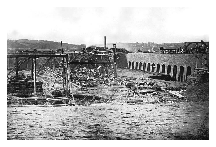 1862 - building Penarth Dock