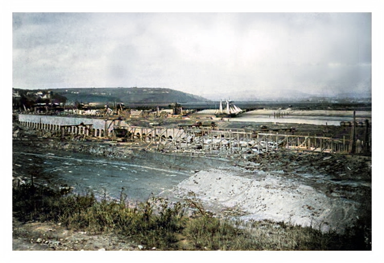 1862 - building Penarth Dock