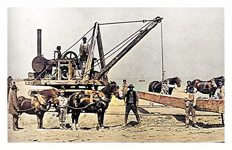 1862 - Building Penath Dock