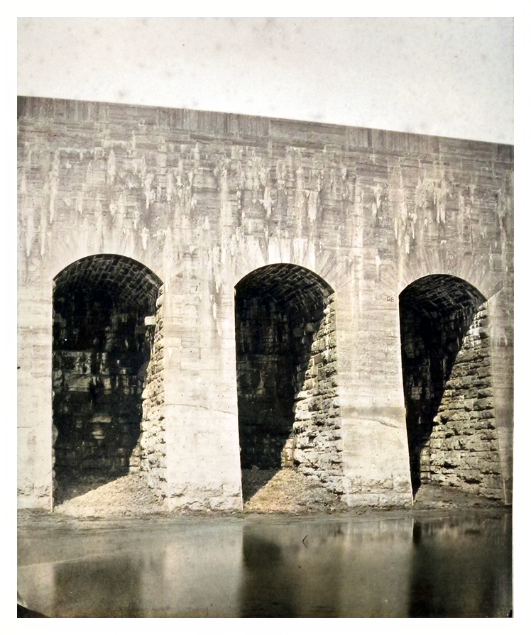 1865 - No 2 - Penarth Docks - Elevation of dock wall.