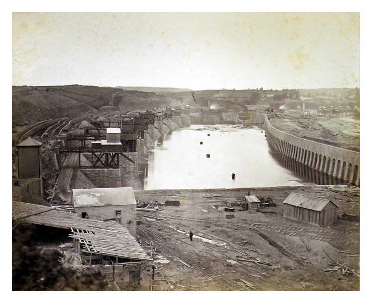 No 6 - General view of the dock taken from the south east end. 