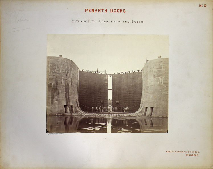 No 9 - Entrance to lock from basin. 