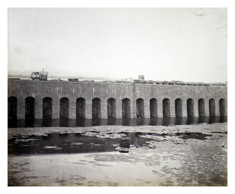 No 12 - Elevation of wall near north east corner of dock. 