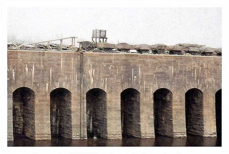 No 12 - Elevation of wall near north east corner of dock. 