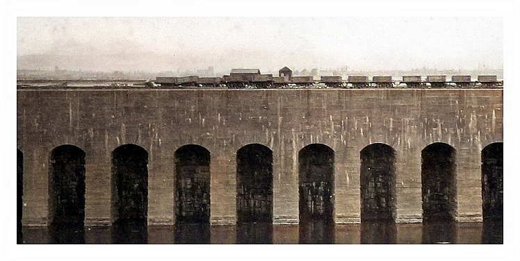 No 16 - Elevation of dock wall. 