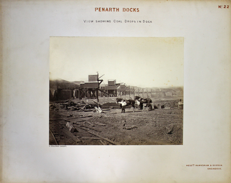 No 22 - View showing coal drops in dock.