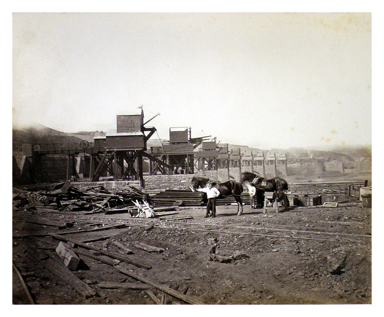 No 22 - View showing coal drops in dock.