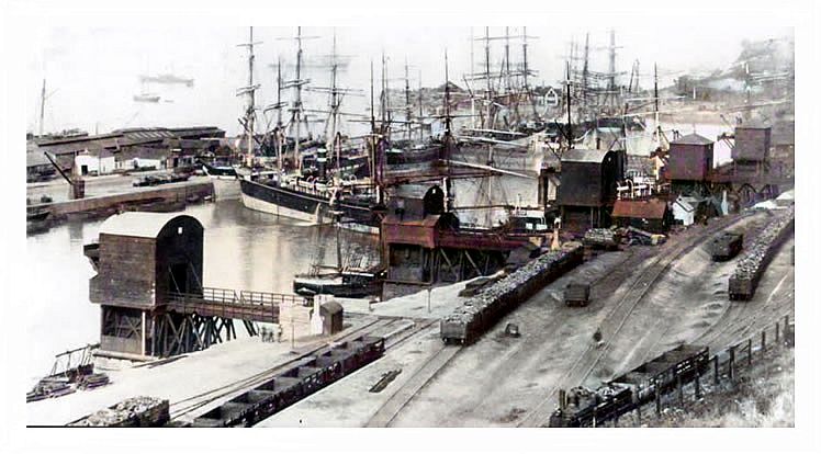 Penarth Dock - 1883