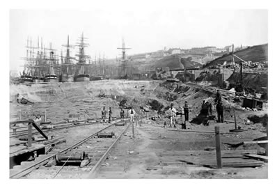 Penarth Dock Extension Works. June 2nd 1883
