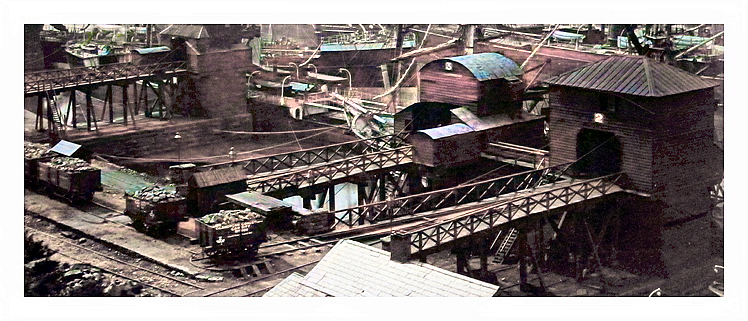 Penarth Dock. - From Hill above No.1 Tip. - June 25th. 1883. 
