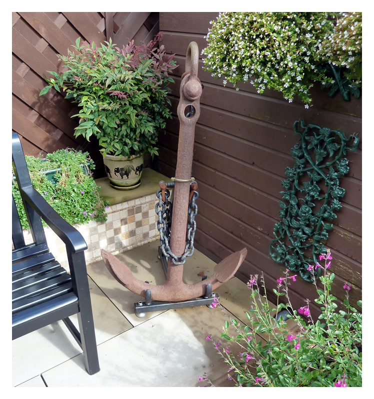 Penarth Dock. - 1841 Board of Admiralty pattern kedge anchor. 