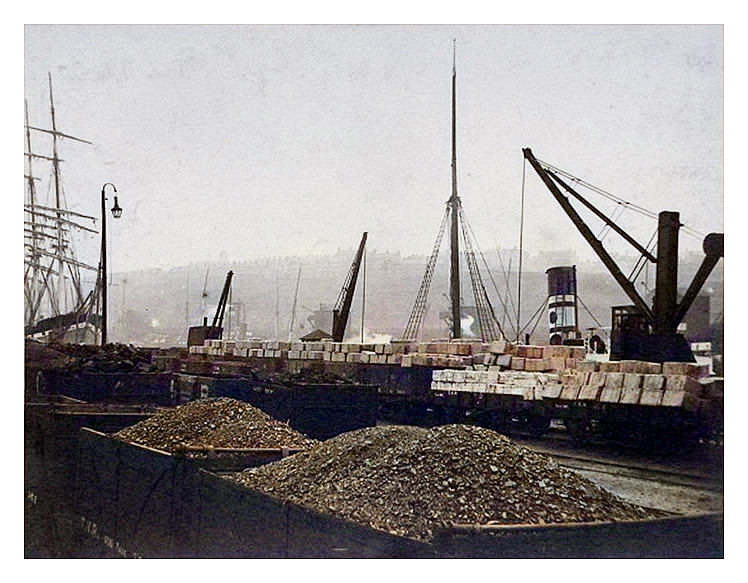 1896 - 'Two Steamers waiting for Tips'