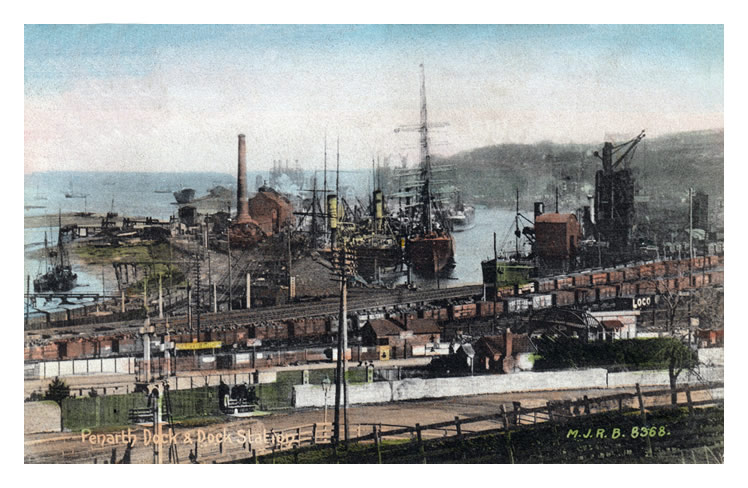Penarth Dock & Dock Station.