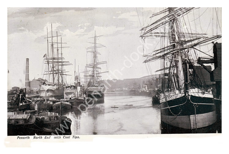 Penarth Dock North End with Coal Tips