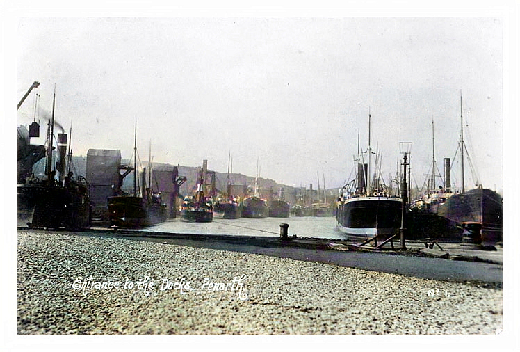 'Entrance to the Docks, Penarth'