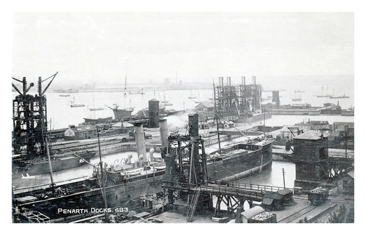 Penarth Dock and Basin c.1908