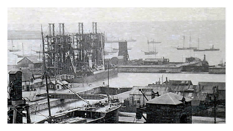 Penarth Dock and Basin c.1908