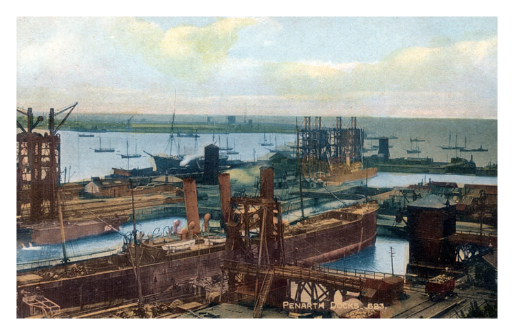 Penarth Dock and Basin c.1908