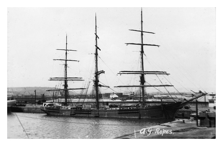 'A. G. Ropes' at Penarth Dock