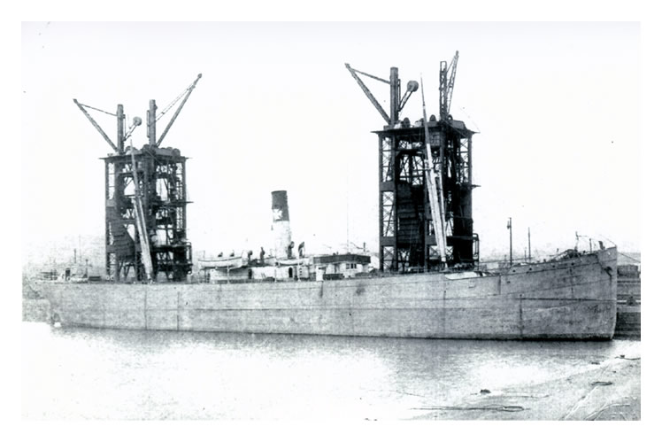 s.s. 'Ethelaida' in Penarth Dock.