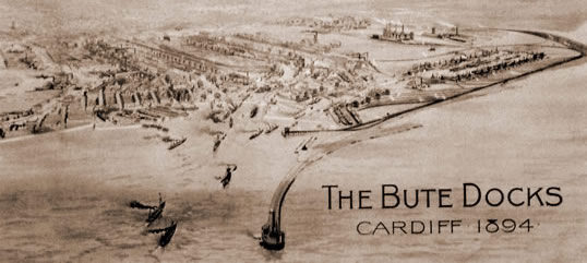 The Bute Docks, Cardiff -1894