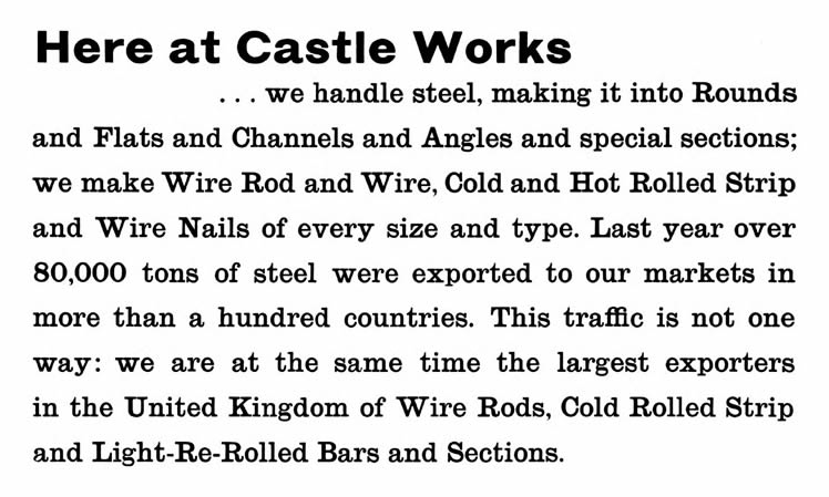 Guest Keen & Nettlefolds (South Wales) Limited, Castle Works, Cardiff. 