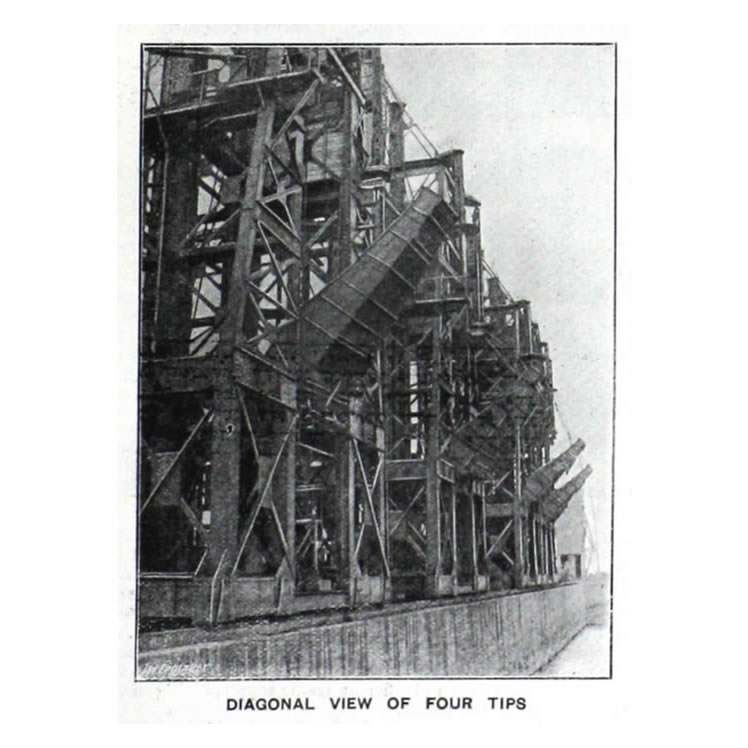 diagonal view of four tips