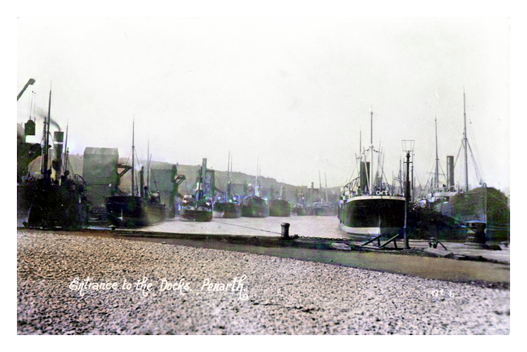 'Entrance to the Docks, Penarth'
