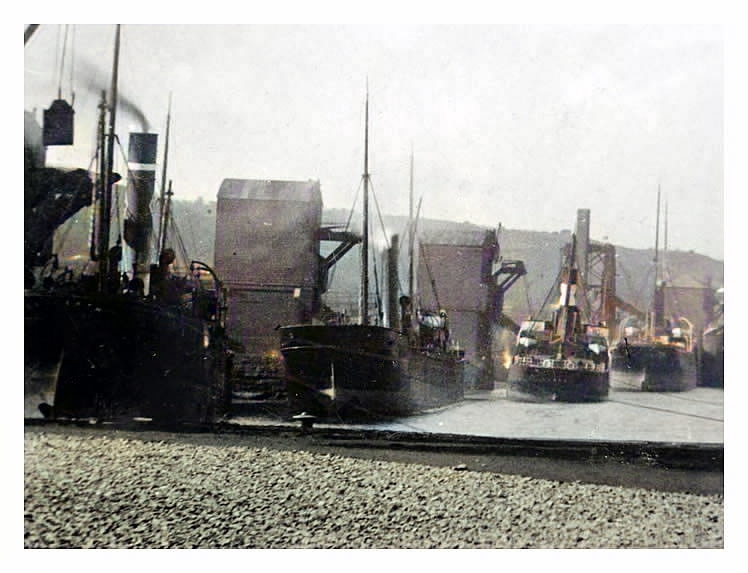 'Entrance to the Docks, Penarth'
