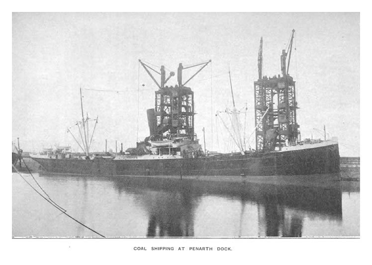 Coal shipping at Penarth Dock