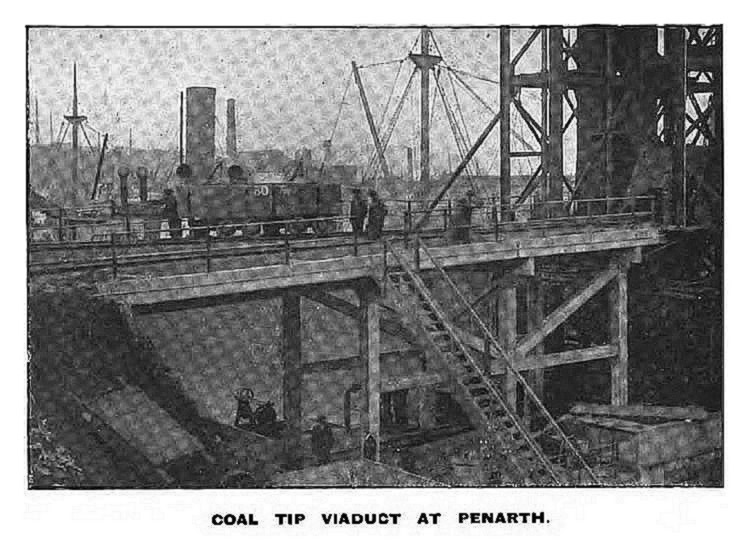 Coal Tip Viaduct at Penarth.