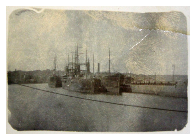 'Photographs of Penarth Dock, showing shipping vessels'