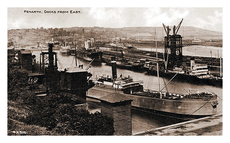 Penarth, Docks from East