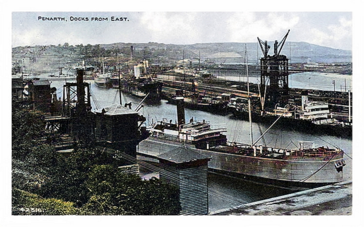 Penarth, Docks from East