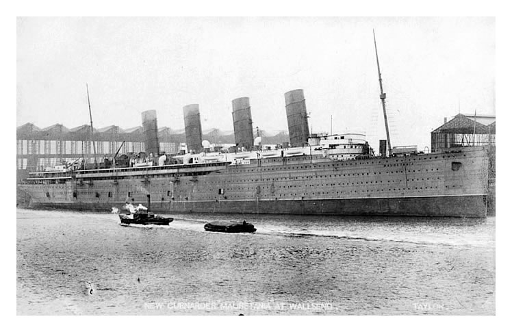 Mauretania at Wallsend