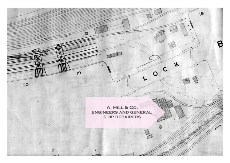GWR - 1923 - Track Layout - Penarth Dock