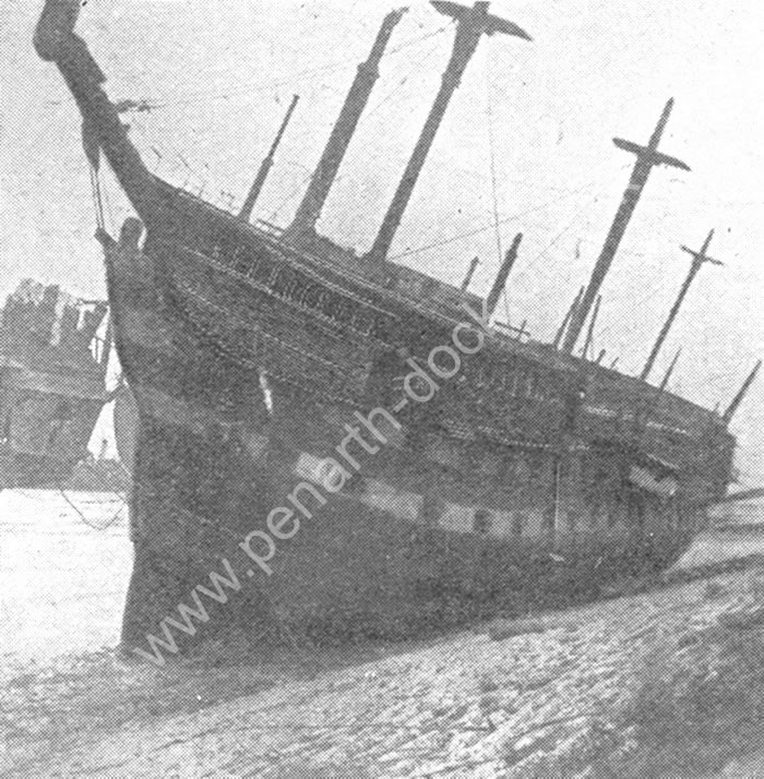Exmouth - broken-up in Penarth Dock