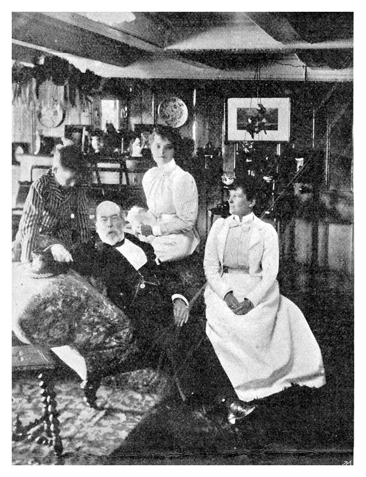 Captain Bourchier, his daughter and grand-daughter.