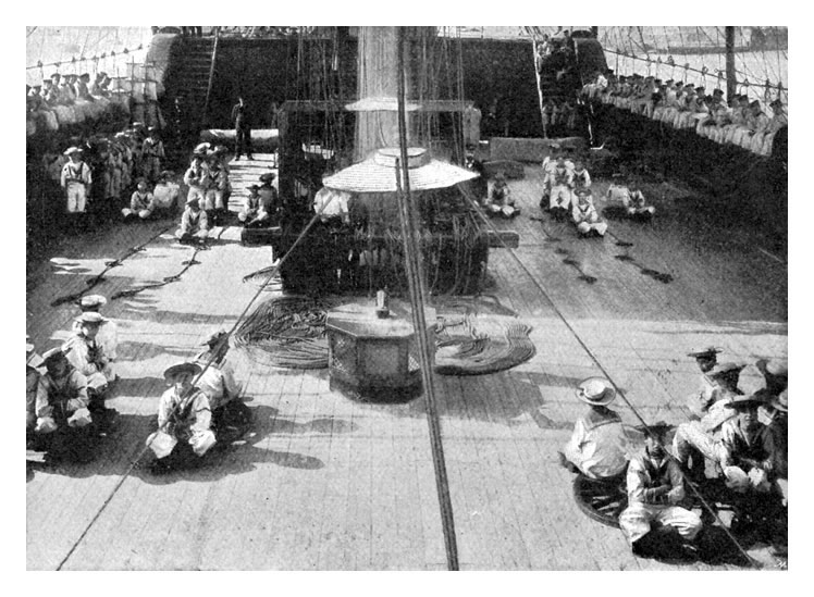 Demounting Field-Guns - Exmouth