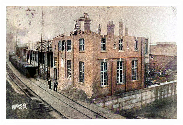 Offices of the Penarth Pontoon, Slipway and Ship Repairing Company Limited under construction