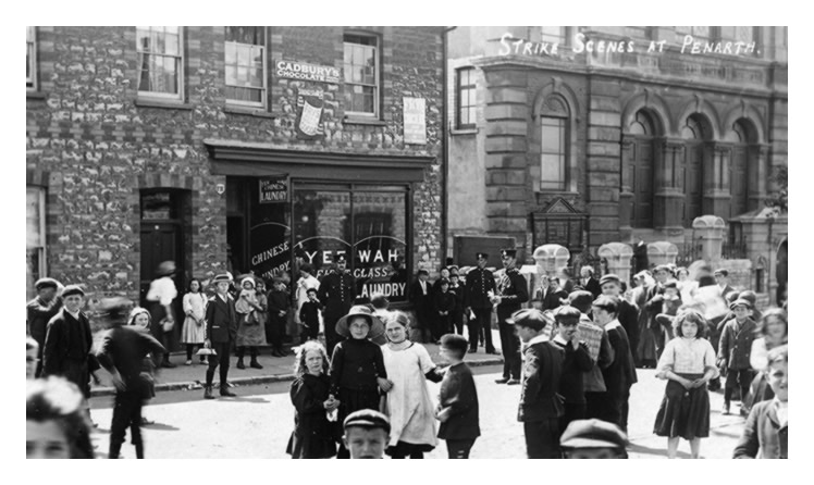 1911 - Strike Scenes at Penarth 