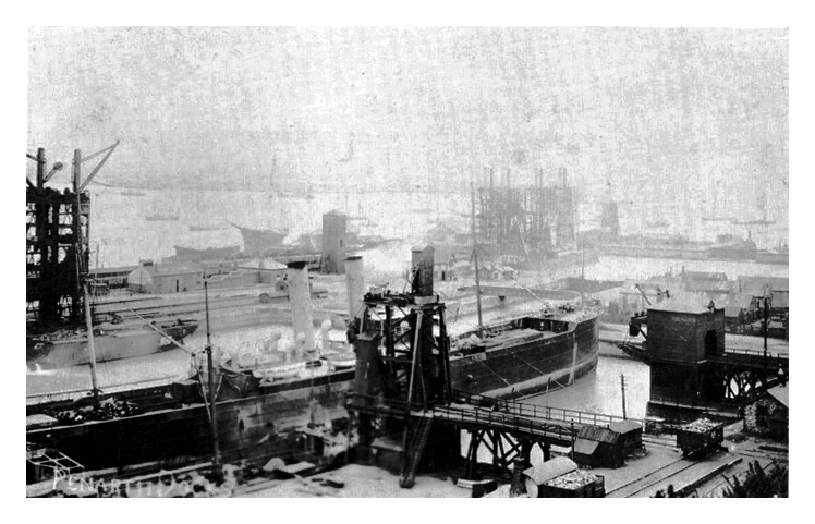 1920's - Penarth Dock from escarpment