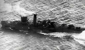 HMS Glen Usk - anti-aircraft duties