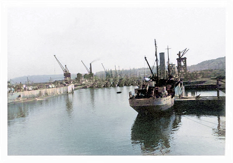 1943-4 - Another view of the Penarth Dock.