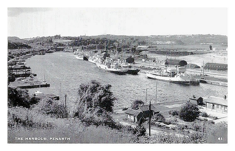 Penarth Dock - late 1950's.