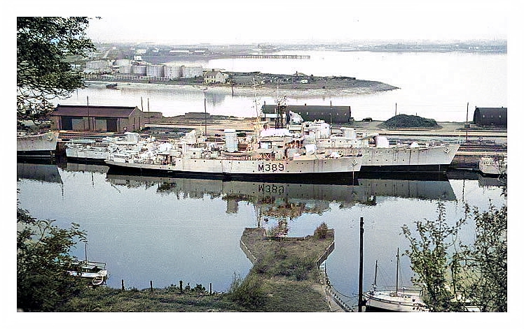 H.M.S. Zambesi at Penarth Dock