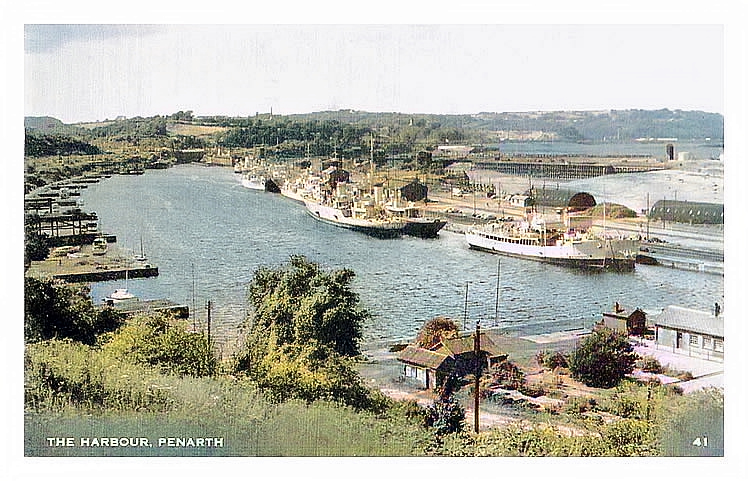 Penarth Dock - late 1950's.