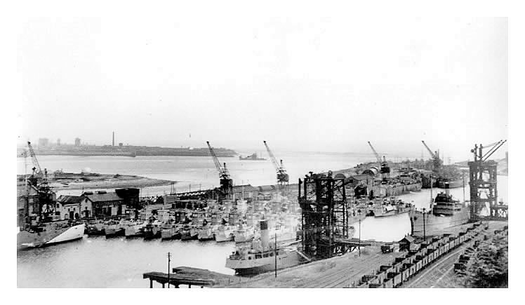 Penarth Dock - 1944
