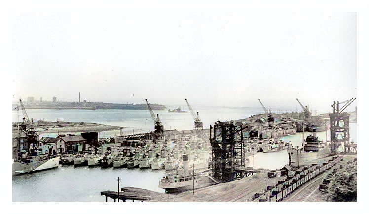 Penarth Dock - 1944