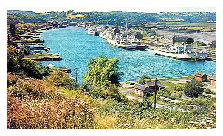 Penarth Dock in 1950's
